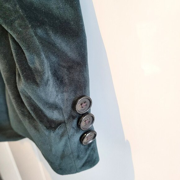 Ralph Lauren Green Velvet Boys Blazer Size L - Picture 4 of 8